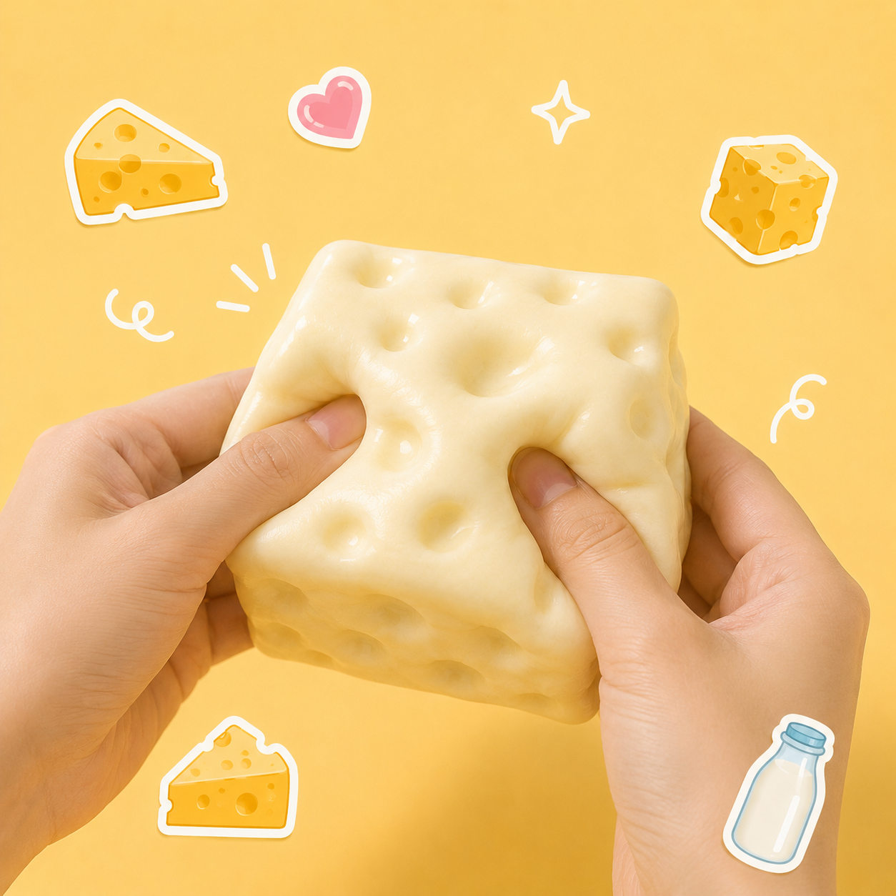 Cheese Cube Squishy