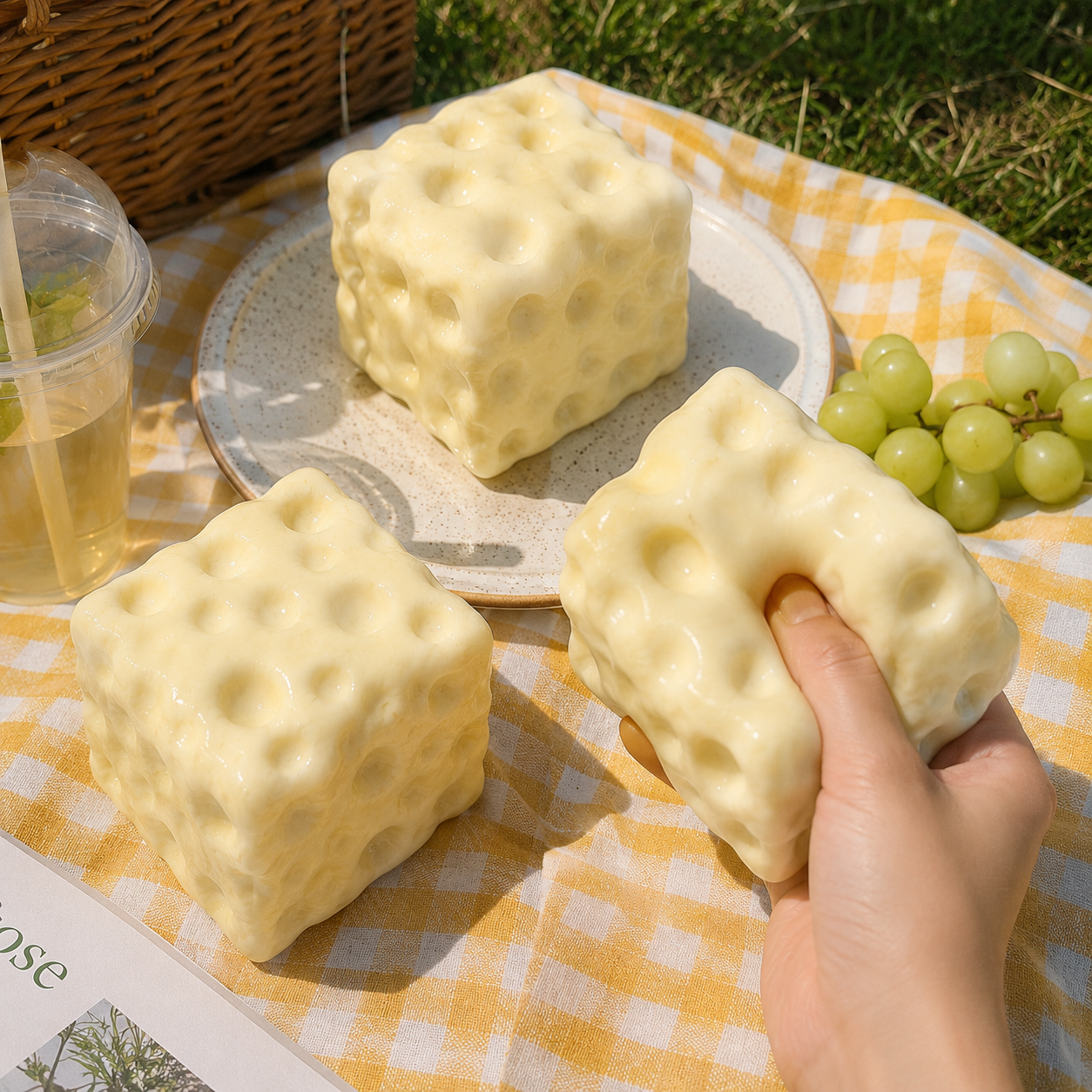 Cheese Cube Squishy