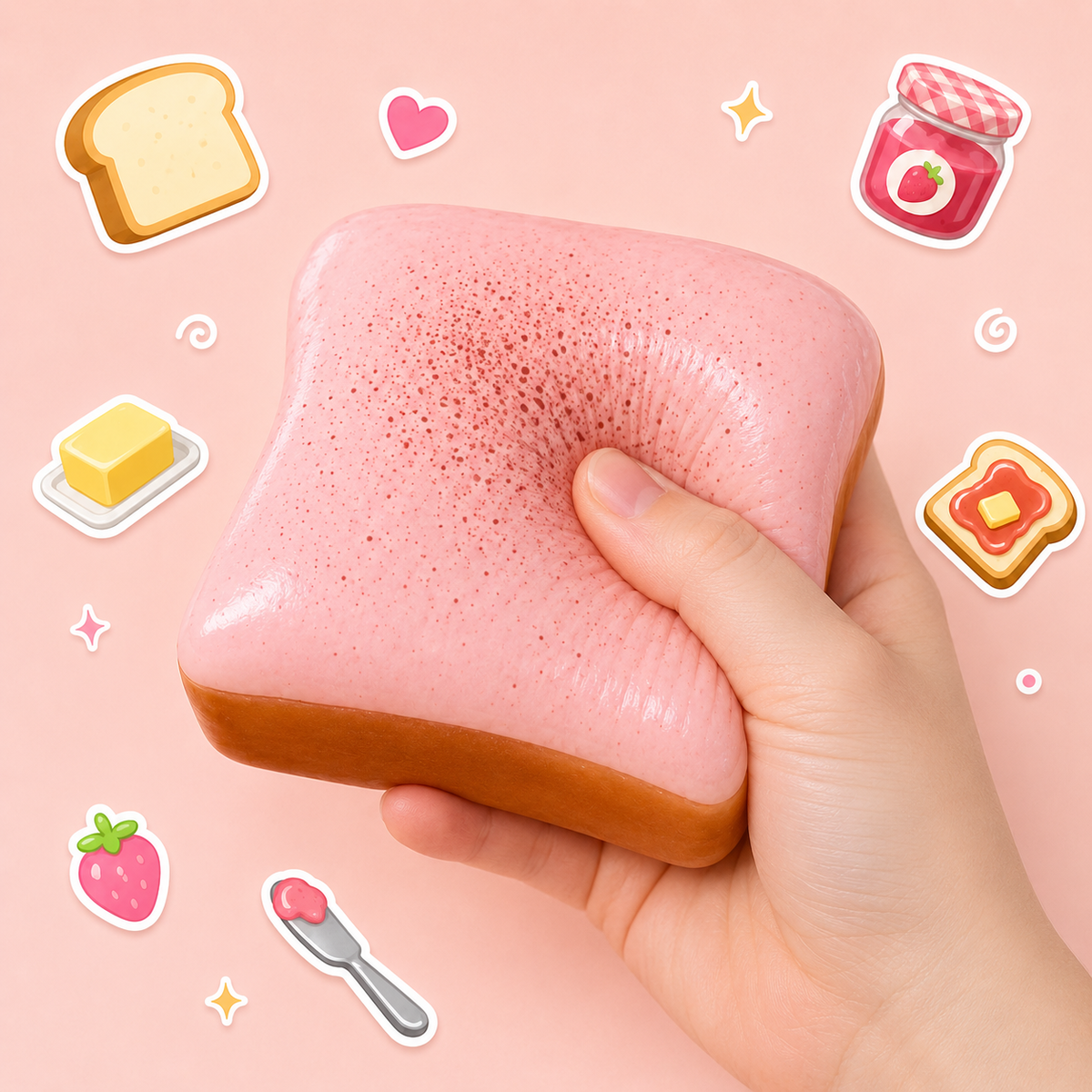 Strawberry Toast Squishy