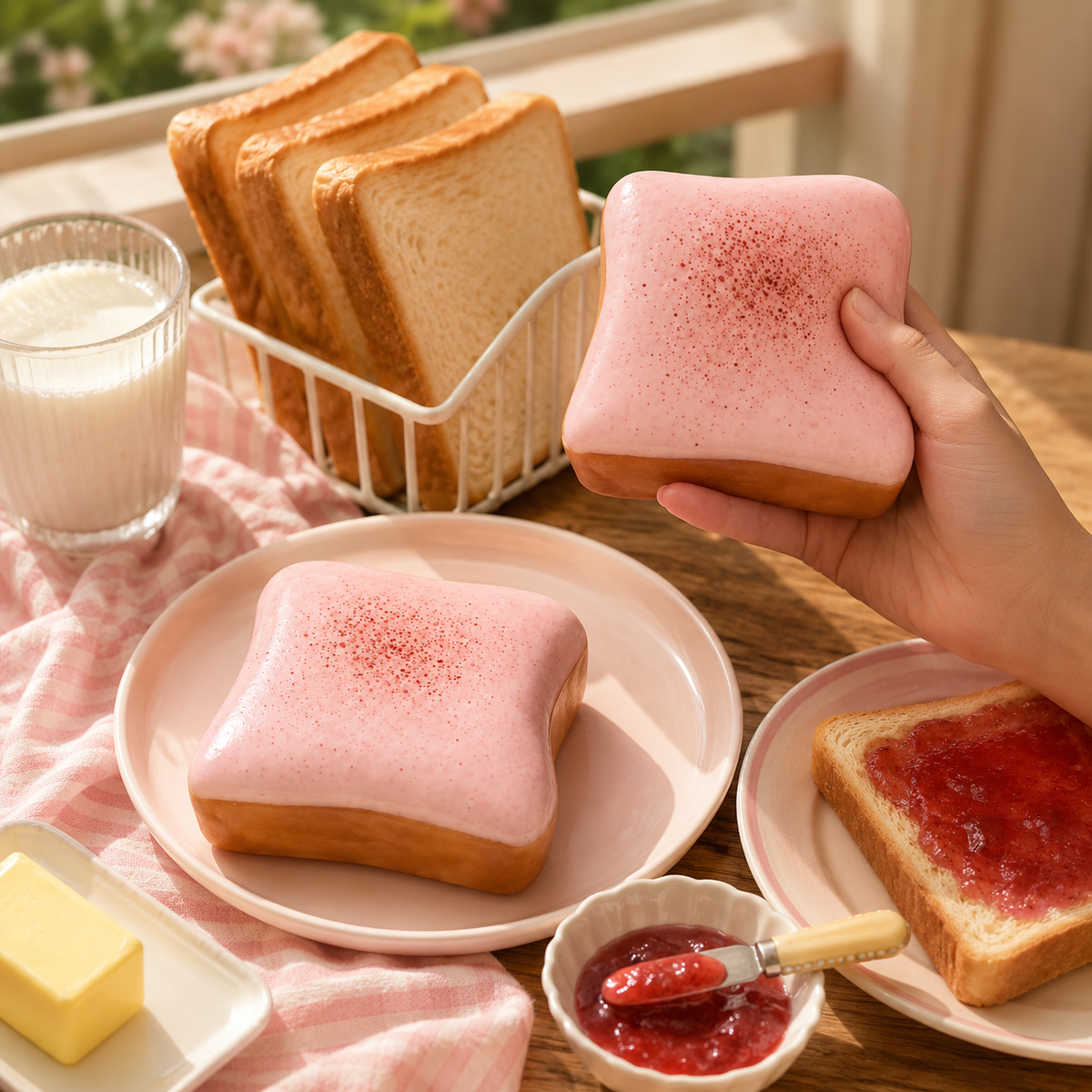 Strawberry Toast Squishy