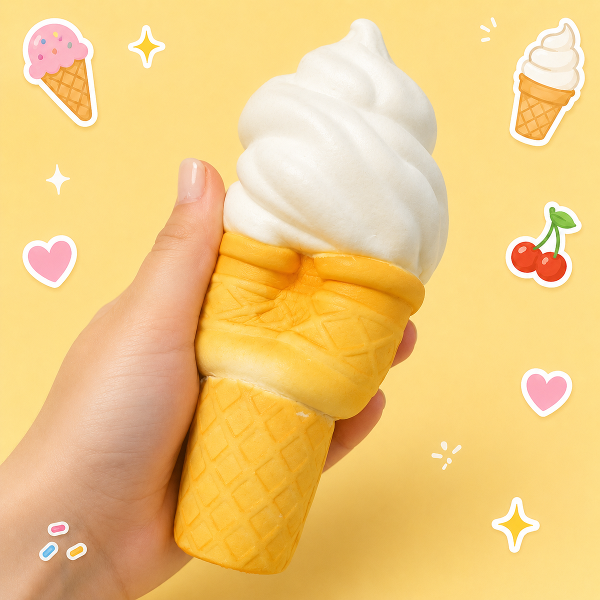 Ice Cream Cone Squishy