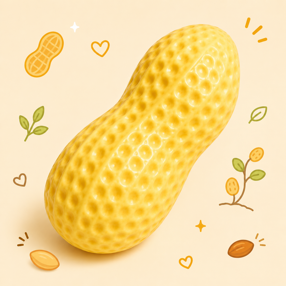 Peanut Crunchy Squishy