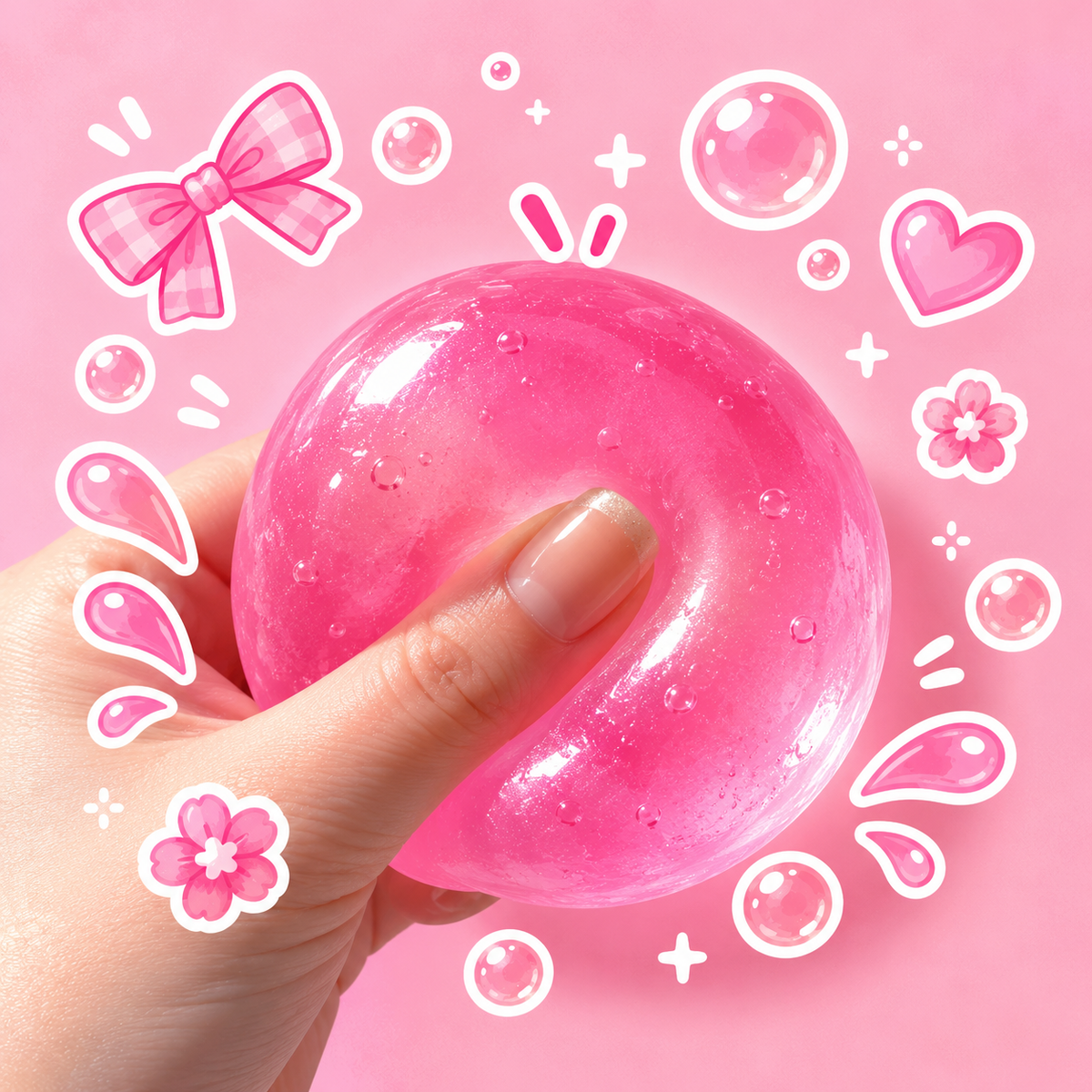 Coconut Oil Gel Squishy Ball image 7