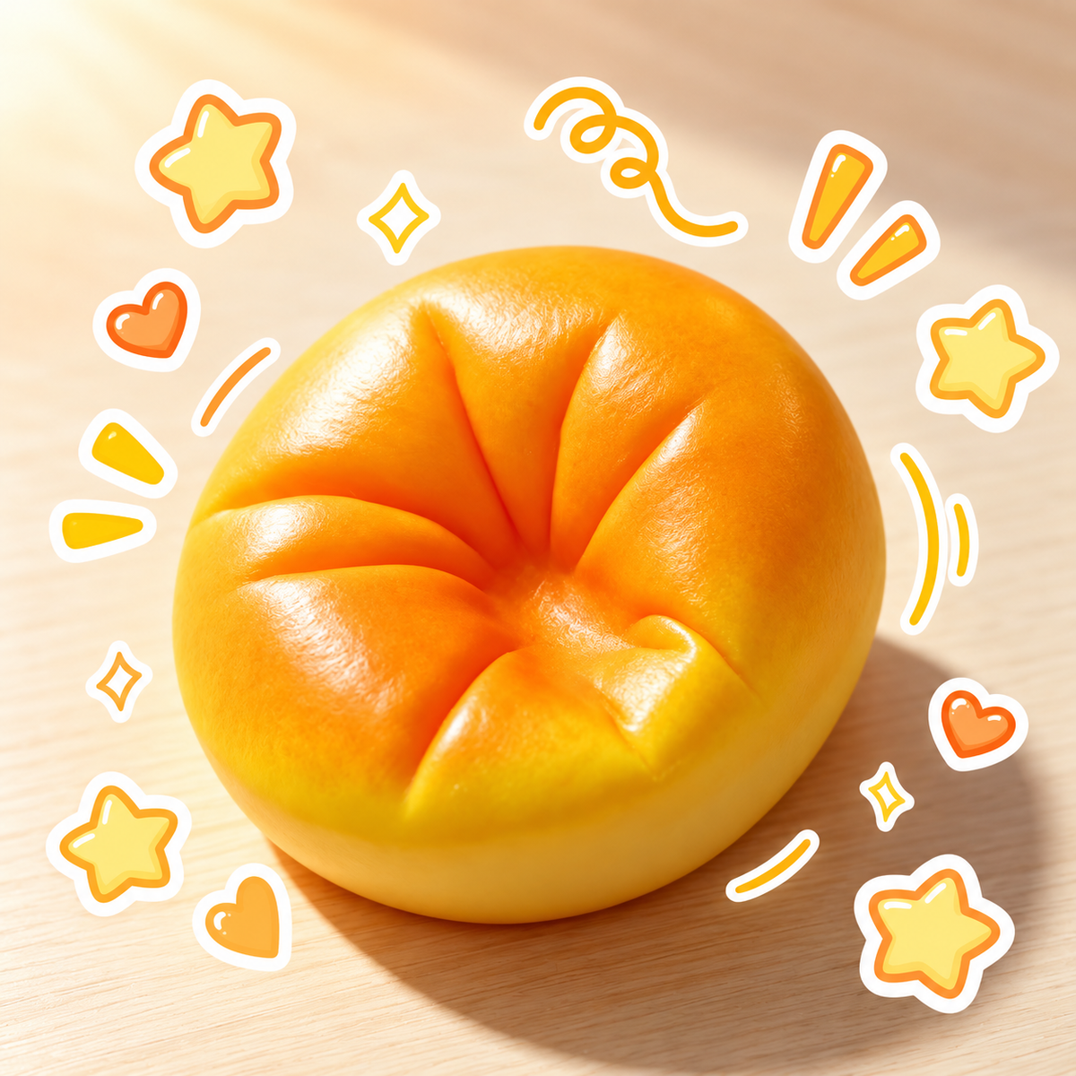 Golden Bread Slow-Rise Squishy image 2