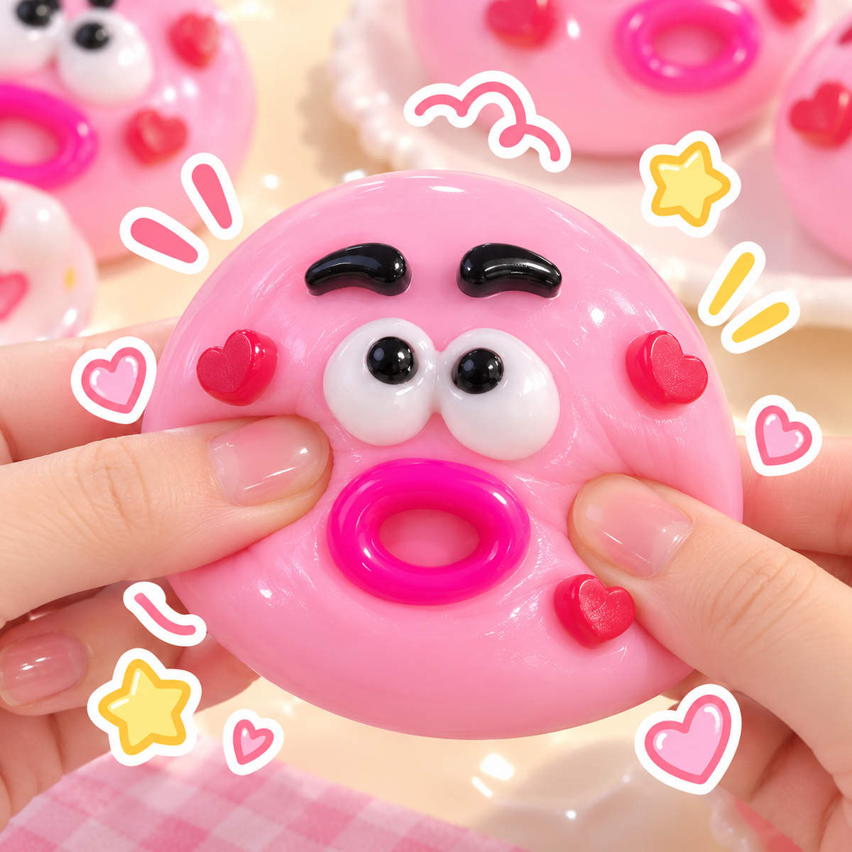 Pink Puppy Face Squishy - image 2