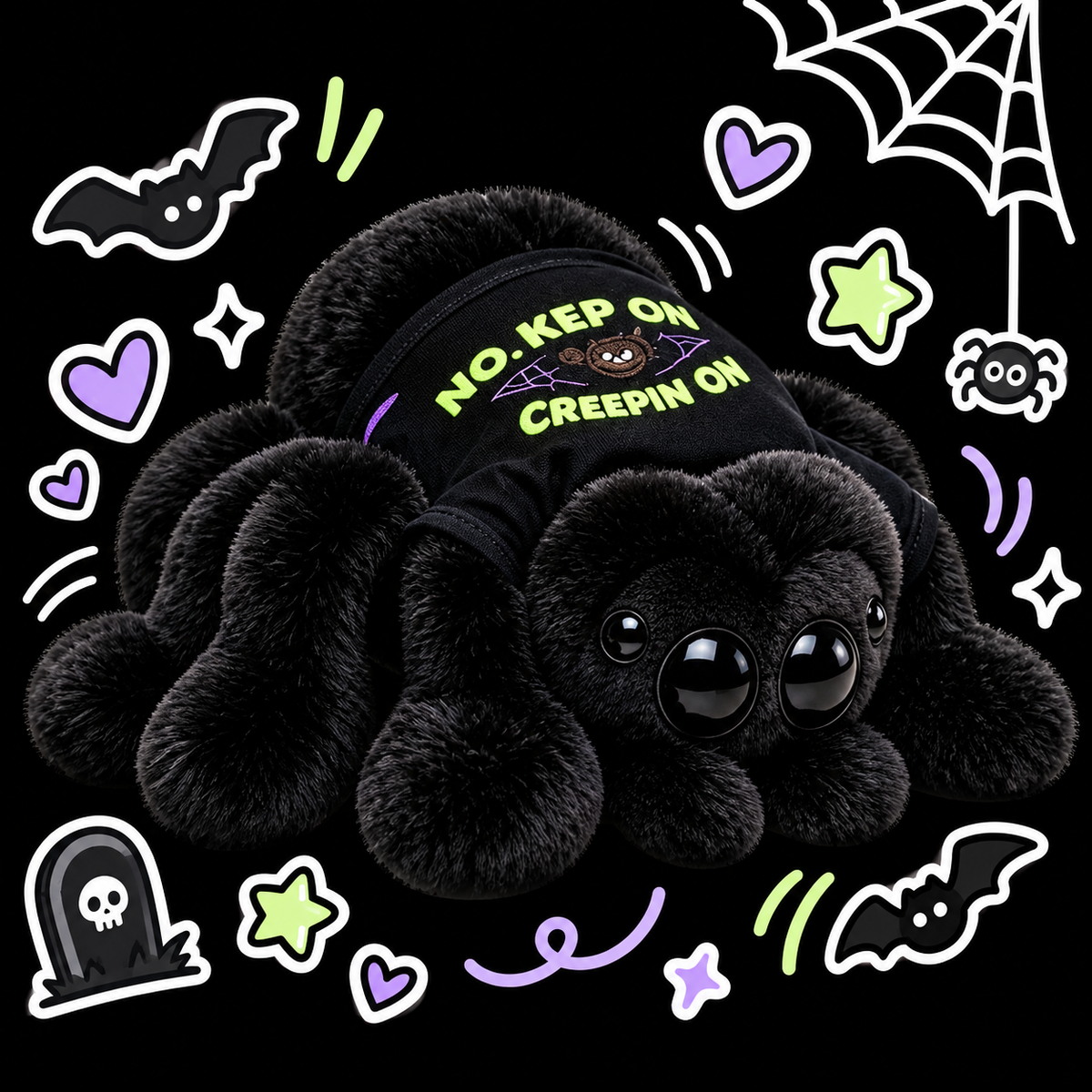 Midnight Spider Plush - image 1