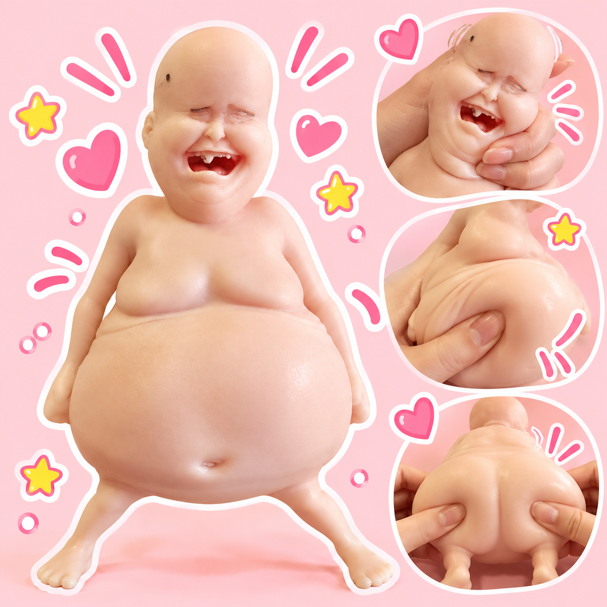 Laughing Belly Novelty Squeeze Toy - image 2