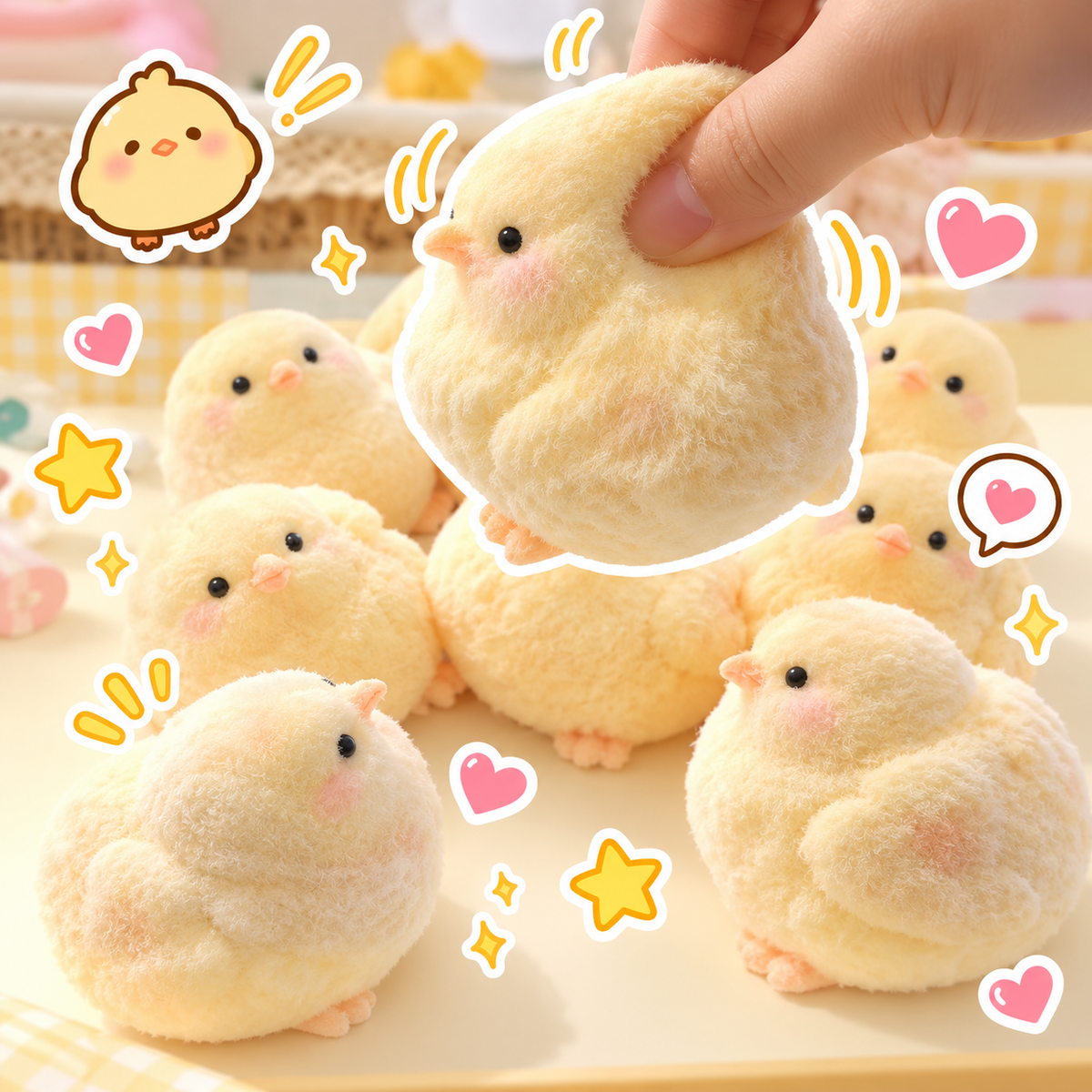 Fluffy Little Chick Squeeze Toy image 2