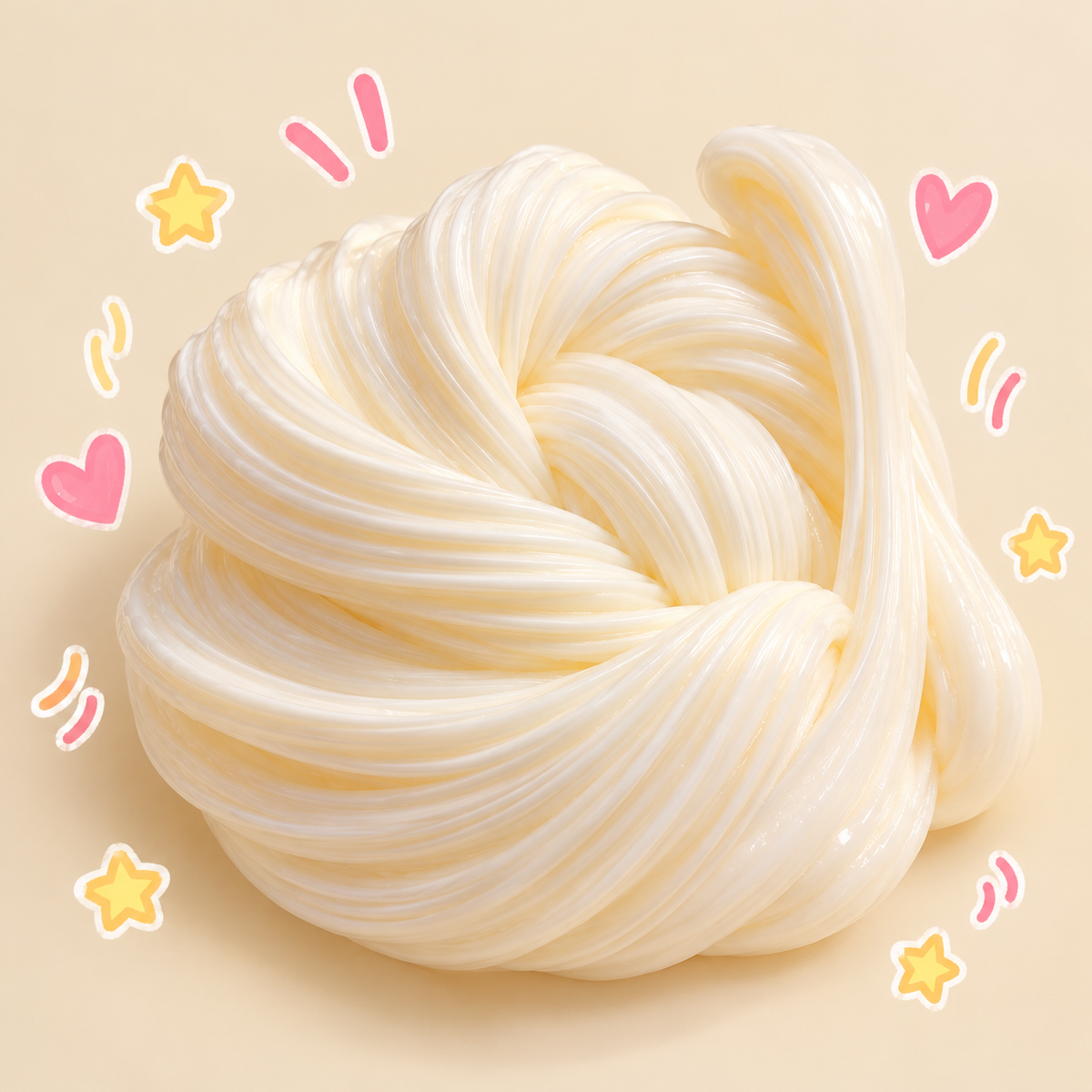 Whipped Milk White Slime image 1