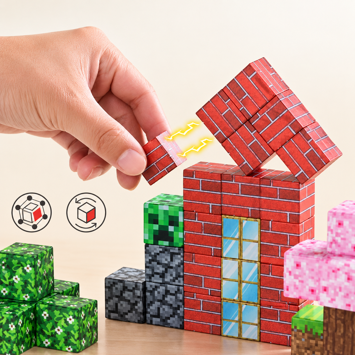 Pixel Magnetic Building Blocks image 2