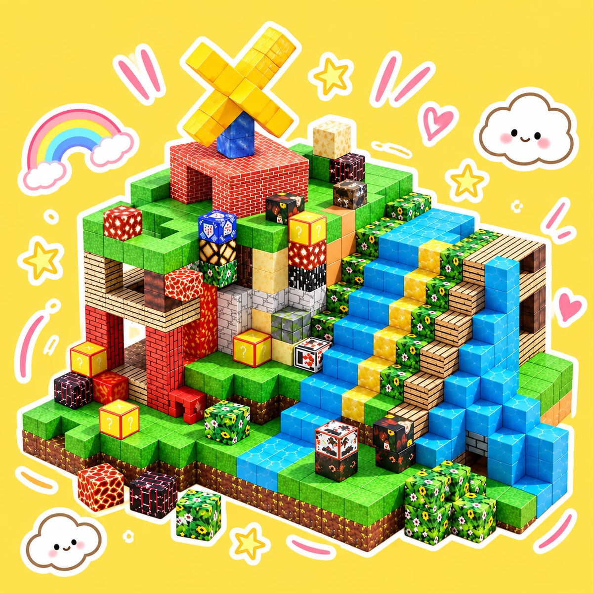 Pixel Magnetic Building Blocks image 1