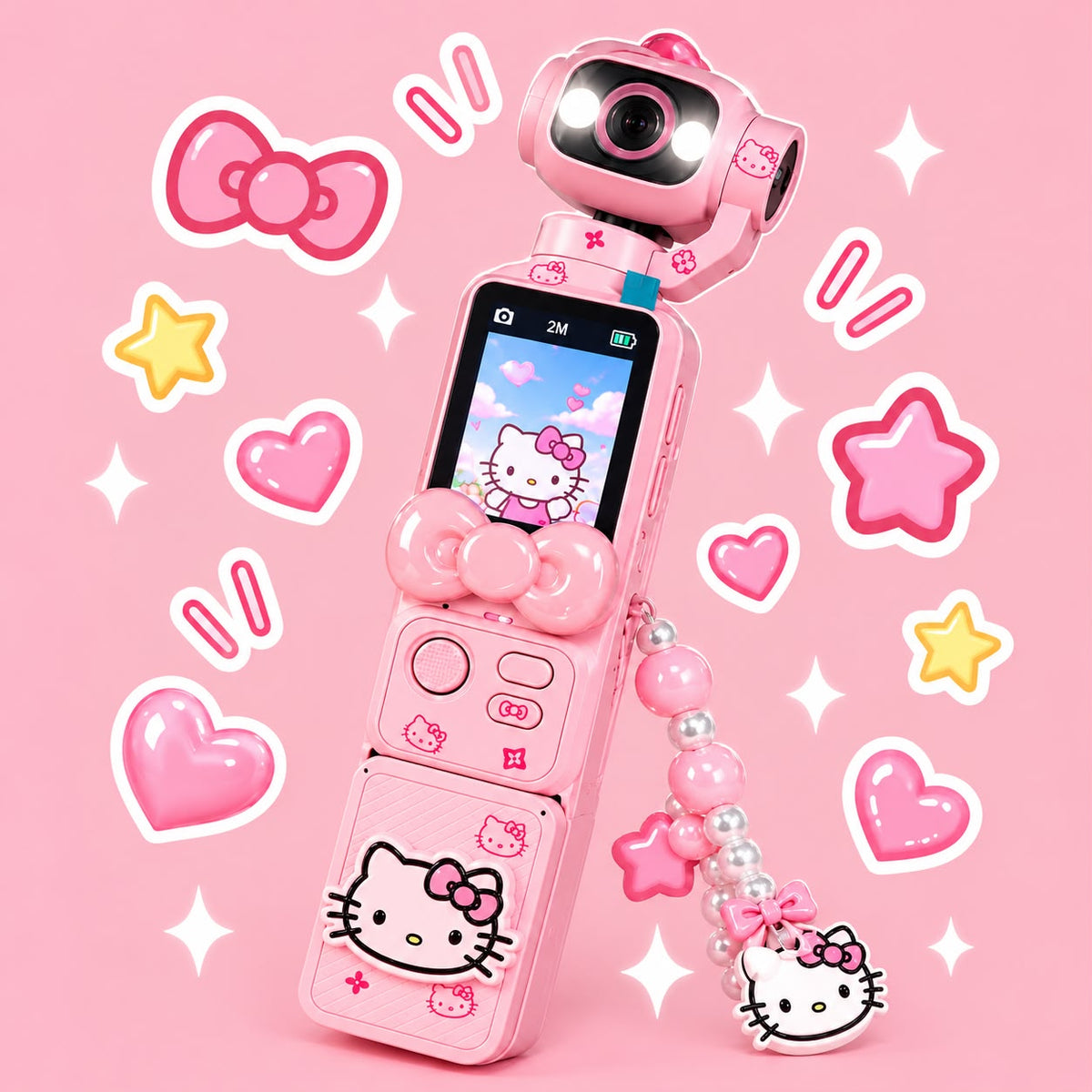 Pink Bow Mini Vlog Camera image 1