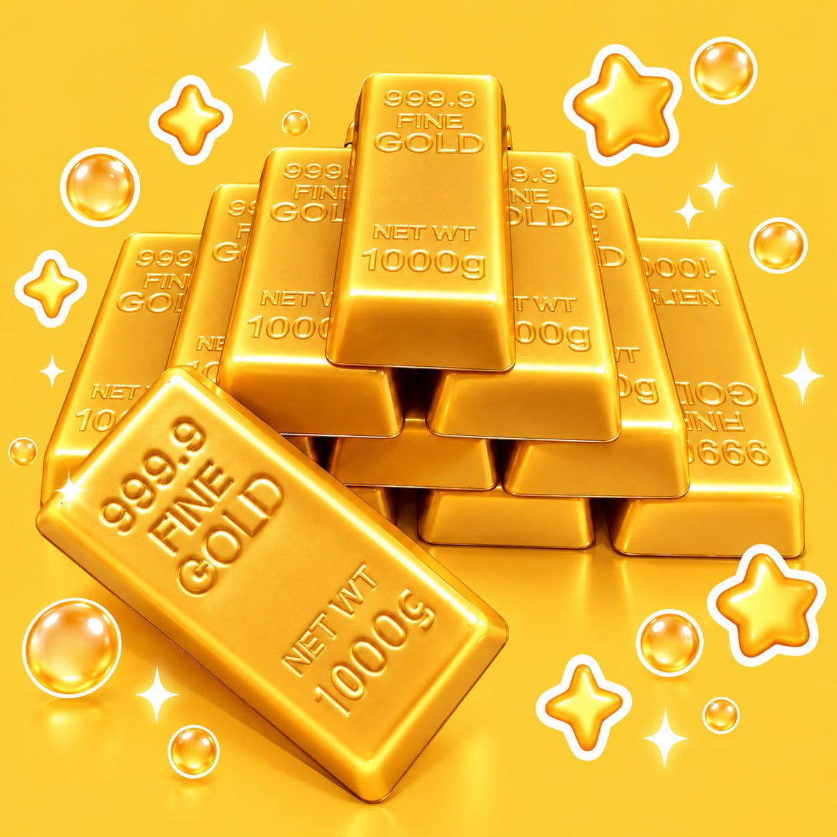 Gold Bar Squishy product photo 2