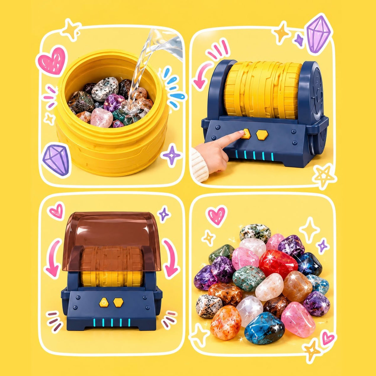 Gem Polishing Rock Tumbler image 2